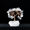 Natural Quartz Crystal Chips Tree Decorations PW-WG47948-01-1