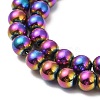 Electroplate Synthetic Non-magnetic Hematite Beads Strands G-E602-04-4