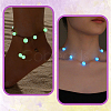 200Pcs Luminous Acrylic Beads OACR-PA0001-16-5