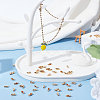 200Pcs Brass Ball Chain Connectors KK-BBC0004-70-4