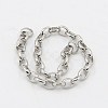 Tarnish Resistant 304 Stainless Steel Rolo Chains CHS-K002-01C-2