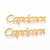 Golden Plated Alloy Cabochons PALLOY-WH0068-08F-2