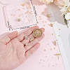 6 Pairs 3 Style Flower Brass Cubic Zirconia Stud Earring Findings KK-CN0003-19-3