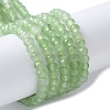 Dyed Natural Malaysia Jade Rondelle Beads Strands G-E316-2x4mm-56-1