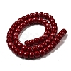 Opaque Glass Beads Strands X-GLAA-NH0002-B07-2