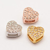 Brass Micro Pave Grade AAA Cubic Zirconia Pendants ZIRC-G090-71-NR-1