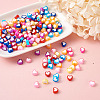 Opaque Acrylic Beads OACR-BT0001-01-6