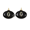 Natural Black Onyx(Dyed & Heated) Pendants KK-B157-42H-10-1