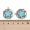 Synthetic Turquoise Pendants FIND-C068-19AS-3