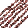 Natural Rhodonite Chip Bead Strands G-M205-24-4