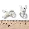 Handmade Bunny Lampwork Beads LS-LAMP-P051-J01-3