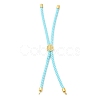 Twisted Nylon Cord Silder Bracelets DIY-B066-03G-09-1