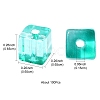 100Pcs Baking Paint Transparent Glass Beads DGLA-YW0001-35F-3