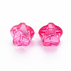 1-Hole Transparent Acrylic Buttons TACR-S154-52B-2