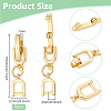 6Pcs Brass Watch Band Clasps DIY-BC0013-44B-G-2