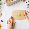 34 Sheets Self Adhesive Gold Foil Embossed Stickers DIY-WH0509-027-5