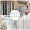 Iron Shower Curtain Rings for Bathroom AJEW-UN0001-36-7
