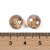 Transparent Electroplate Glass Beads EGLA-N002-31-G09-3