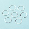 Brass Linking Rings KK-F831-018D-S-RS-1