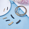8Pcs 8 Styles 304 Stainless Steel Bayonet Clasps STAS-AR0002-69-4