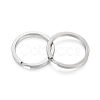 Tarnish Resistant 304 Stainless Steel Split Key Rings STAS-I123-23D-1