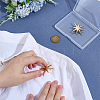 2Pcs Star Alloy Lapel Pins for Backpack Clothes JEWB-PH0001-74KCG-3