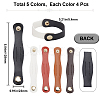 20Pcs 5 Colors PU Leather Data Cables Storage Bands AJEW-GF0008-50-2