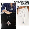 DIY Snap Necklace Making Kit DIY-SC0021-47-5