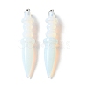 Natural & Synthetic Mixed Gemstone Pendants G-C187-02-2