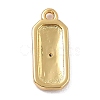 Brass Micro Pave Cubic Zirconia Charms ZIRC-I054-12G-02-3