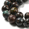 Natural Chrysocolla Beads Strands G-A219-A04-03-3
