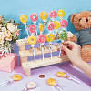 3-Layer Detachable Wood Display Riser Stands for Lollipops Ice Cream ODIS-WH0078-25B-3