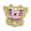 Rack Plating Alloy Enamel Pendants PALLOY-F312-47G-02-1