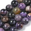 Natural Charoite Beads Strands G-C270-O03-12-2
