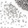 304 Stainless Steel with 201 Stainless Steel Polished Beads STAS-WH0016-05P-1