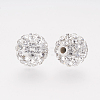 Polymer Clay Rhinestone Beads RB-K050-8mm-C31-2