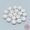 Feng Shui 925 Sterling Silver Beads STER-T002-70S-3