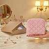 Rhombus Textured Velvet Jewelry Storage Zipper Pouches for Earrings Rings Bracelets Necklaces ABAG-WH0085-012C-3