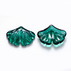 Transparent Baking Paint Glass Pendants DGLA-T002-01B-2