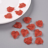 Autumn Theme Transparent Frosted Acrylic Pendants X-PAF002Y-12-7