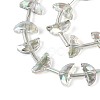 Electroplate Transparent Glass Beads EGLA-H112-05HP-03-3