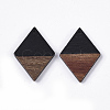 Resin & Walnut Wood Pendants RESI-Q210-009A-A01-2