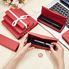 Rectangle Cardboard Pen Storage Boxes with Magnetic Flap Lid CON-WH0094-39-3