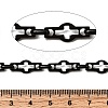 304 Stainless Steel Hollow Cross Link Chains CHS-S012-14B-2