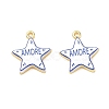 Printed Brass Pendants KK-CBA42CA-08G-02-1