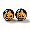 Halloween Themed Handmade Lampwork Beads Strands LAMP-L078-001B-2