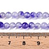 Dyed Natural White Jade Beads Strands G-T140-4mm-A09-5