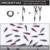 30Pcs 3 Style 304 Stainless Steel Pendants STAS-UN0038-28-6