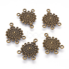 Tibetan Style Alloy Chandelier Components Links MLF0145Y-2