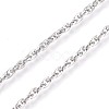 Tarnish Resistant 304 Stainless Steel Rope Chains CHS-L024-016B-3